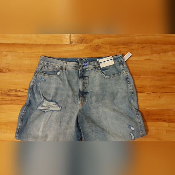 Ladies' Arizona Jean Co Mildly Distressed Denim - Picture 3 of 16